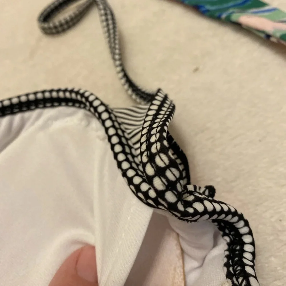 Raisins Tropical Print Bikini with Ruffle Detail